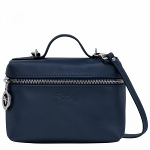 Longchamp Le Pliage Xtra XS Vanity - Leather Navy | FKJU02789