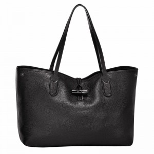 Longchamp Le Roseau Essential L Tote bag - Leather Black | CFLI71265