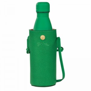 Longchamp ÉPURE Bottle holder - Leather Green | GLNZ15029