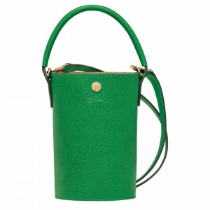 Longchamp ÉPURE XS Crossbody bag - Leather Green | JAFD18394