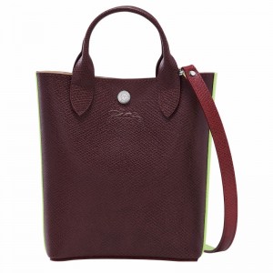 Longchamp ÉPURE XS Tote bag - Leather Burgundy | IDNE79241