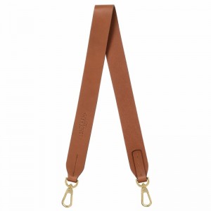 Longchamp Shoulder strap - Leather Brown | JYHF51863