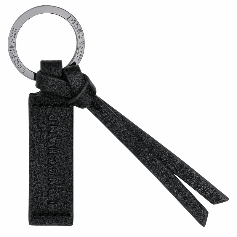 Longchamp 3D Key rings - Leather Black | GZTP29830