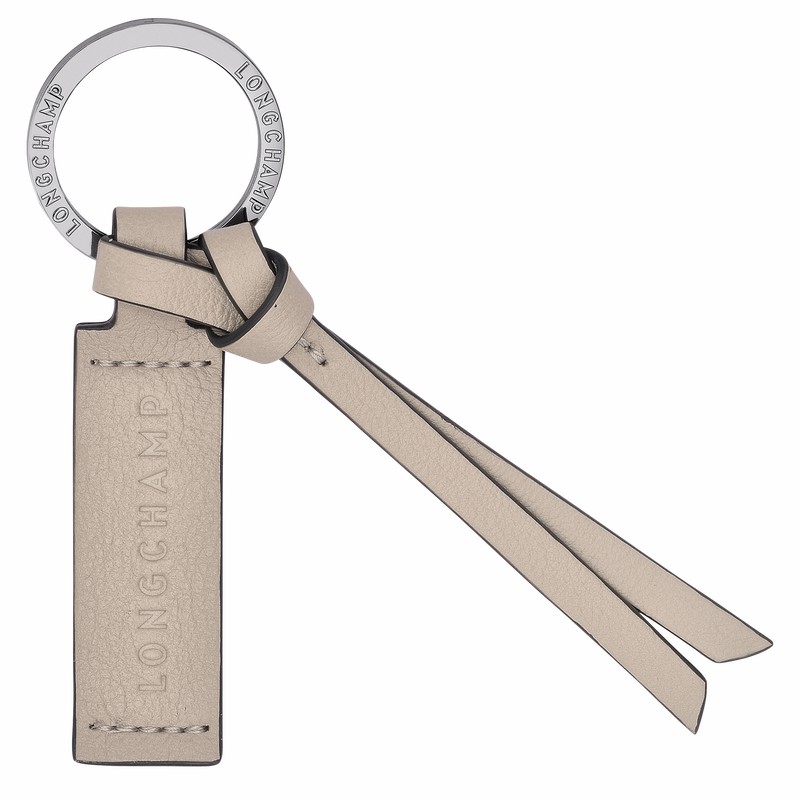 Longchamp 3D Key rings - Leather Grey | BWVD37952