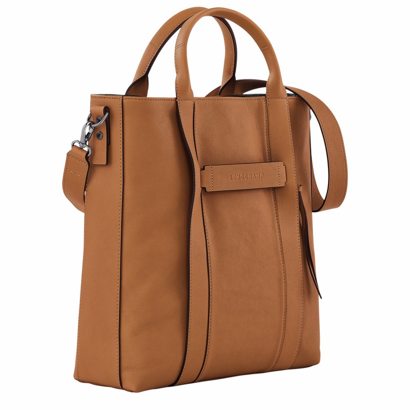 Longchamp 3D L Tote bag - Leather Beige | HOMF15324