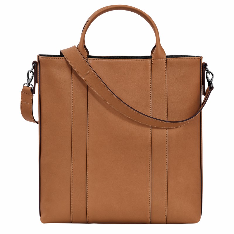 Longchamp 3D L Tote bag - Leather Beige | LAHX76128