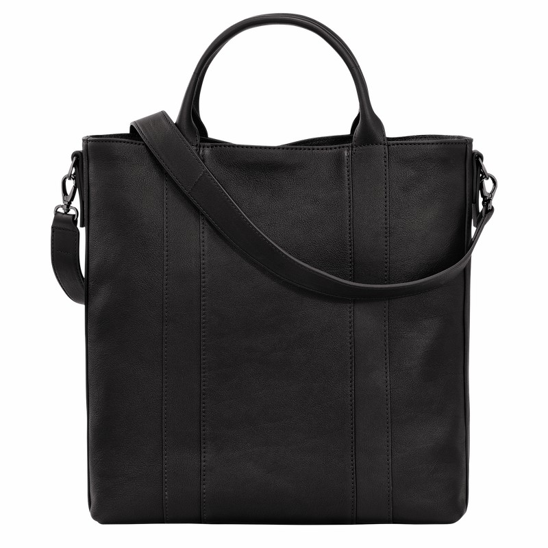 Longchamp 3D L Tote bag - Leather Black | PHEI71058