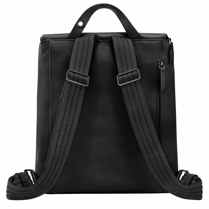 Longchamp 3D M Backpack - Leather Black | REFY53124