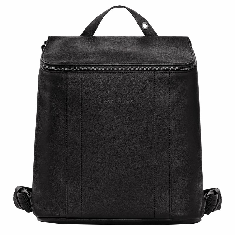 Longchamp 3D M Backpack - Leather Black | REFY53124