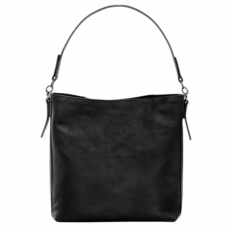 Longchamp 3D M Hobo bag - Leather Black | LSMO21549