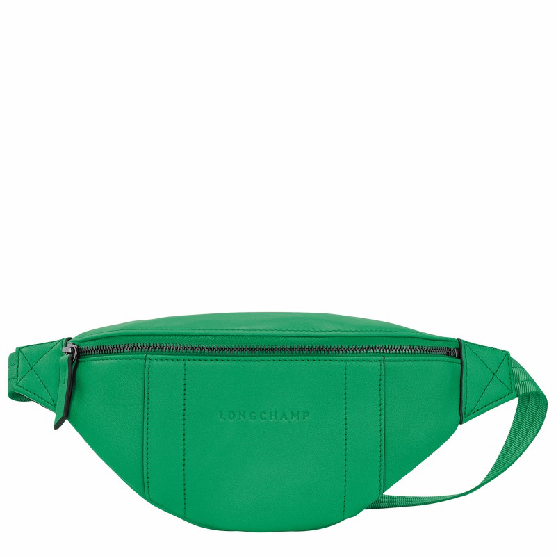 Longchamp 3D S Belt bag - Leather Green | JOXR79581