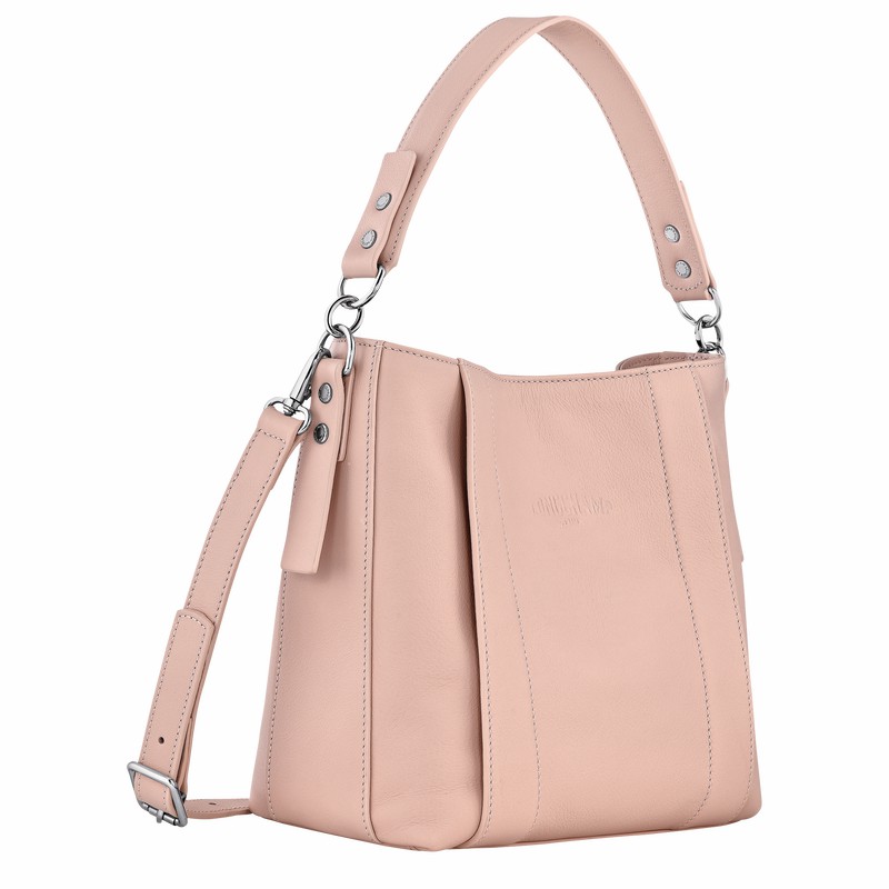 Longchamp 3D S Crossbody bag - Leather Beige | THBM13086