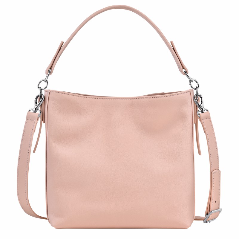 Longchamp 3D S Crossbody bag - Leather Beige | THBM13086