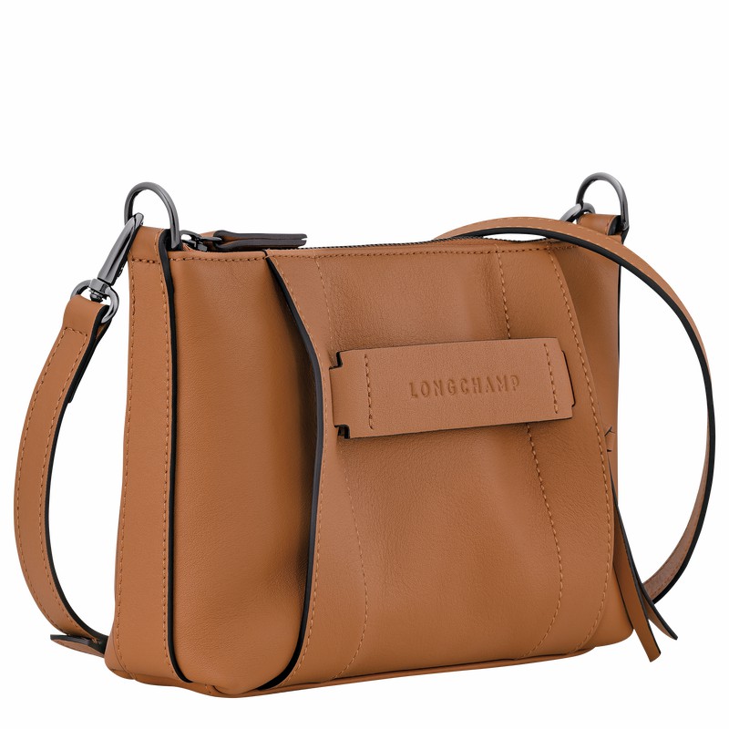 Longchamp 3D S Crossbody bag - Leather Beige | IMWT71459