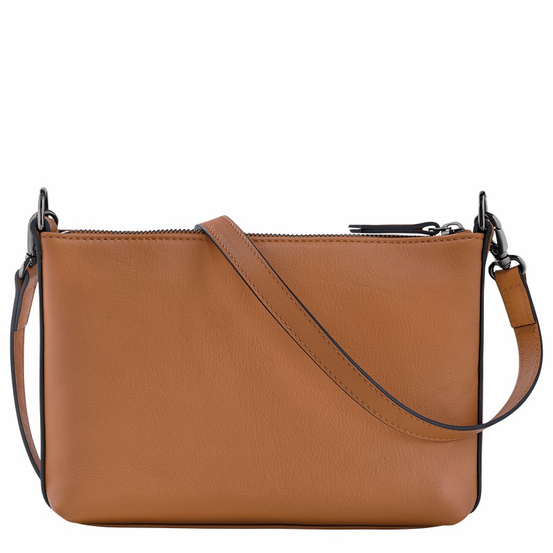 Longchamp 3D S Crossbody bag - Leather Beige | IMWT71459