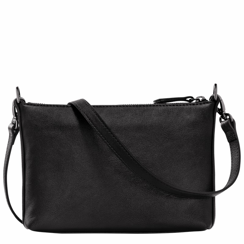 Longchamp 3D S Crossbody bag - Leather Black | JZOX21436