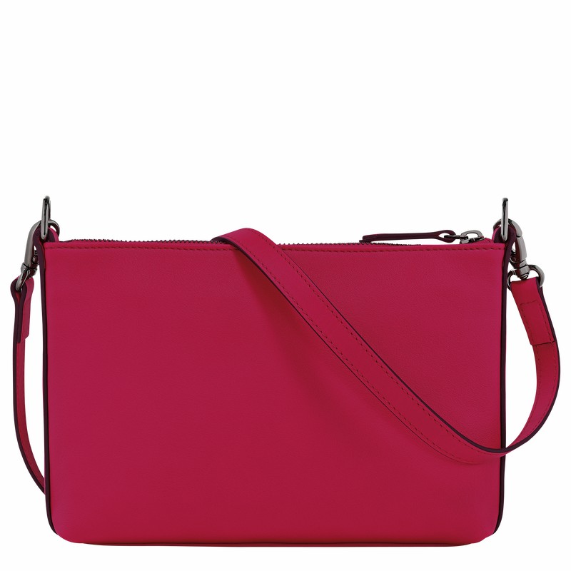 Longchamp 3D S Crossbody bag - Leather Fuchsia | NCFX80942