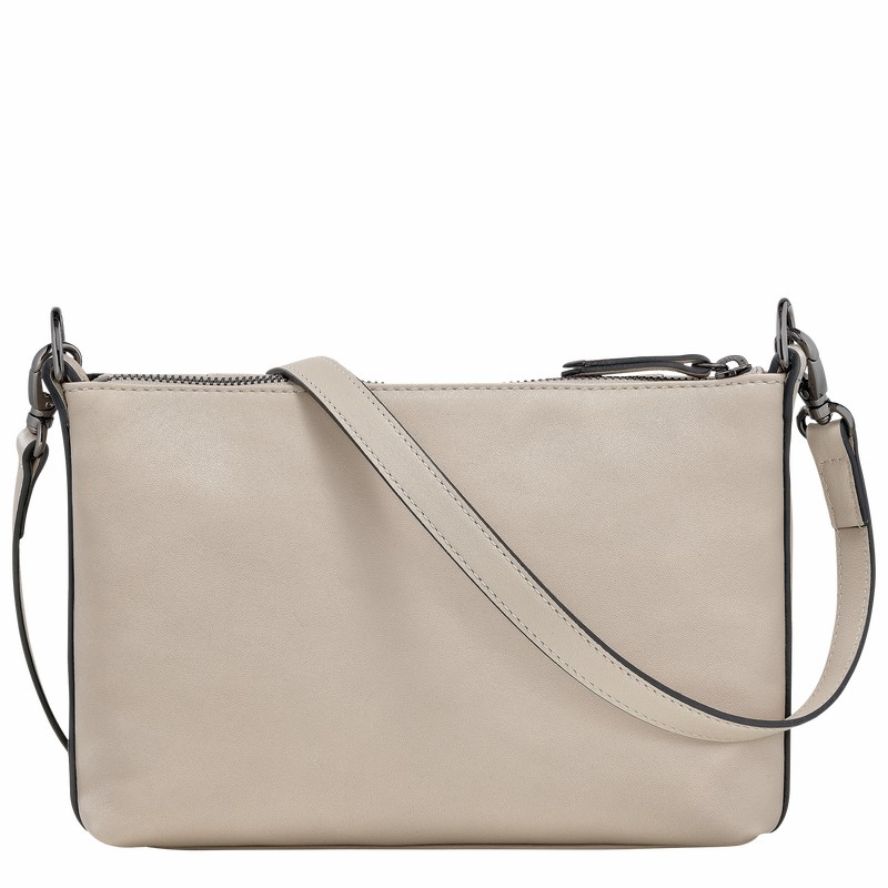 Longchamp 3D S Crossbody bag - Leather Grey | UBWY17586