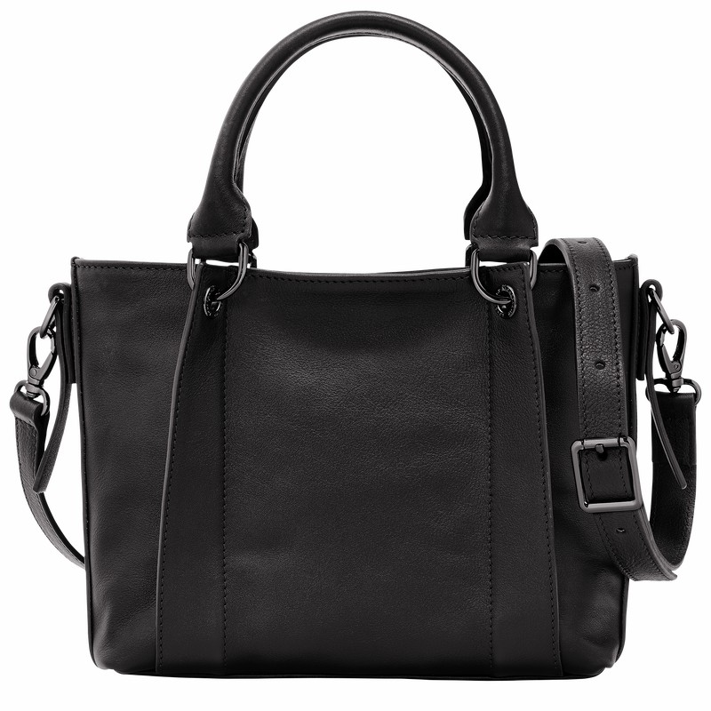 Longchamp 3D S Handbag - Leather Black | PKDS79150