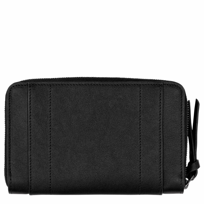 Longchamp 3D Wallet - Leather Black | KOML56279