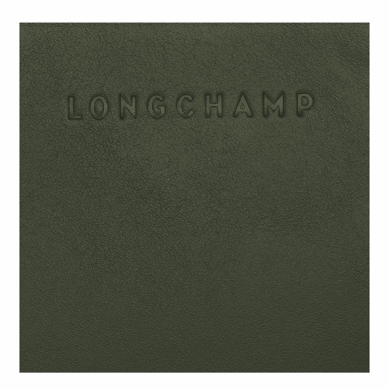 Longchamp 3D Wallet - Leather Khaki | CABF08573