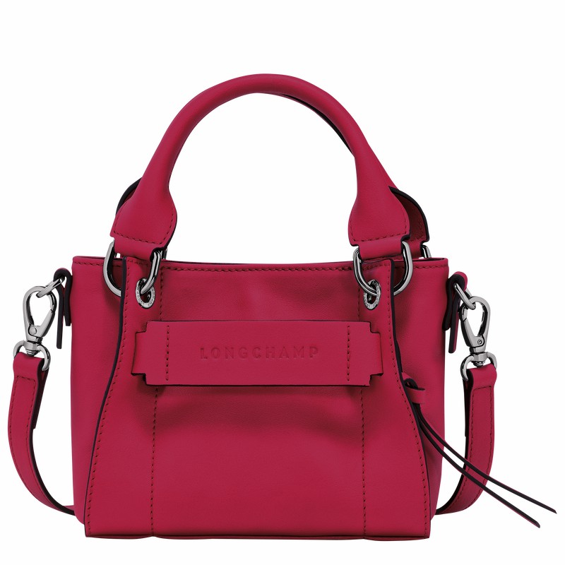 Longchamp 3D XS Handbag - Leather Fuchsia | ZLBP51306