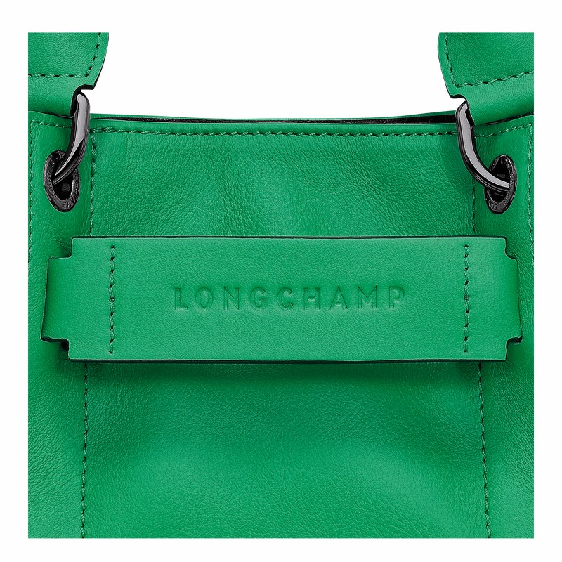 Longchamp 3D XS Handbag - Leather Green | LQSC20918