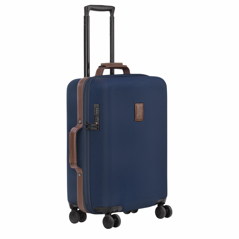 Longchamp Boxford S Suitcase - Recycled canvas Blue | MAUQ23756