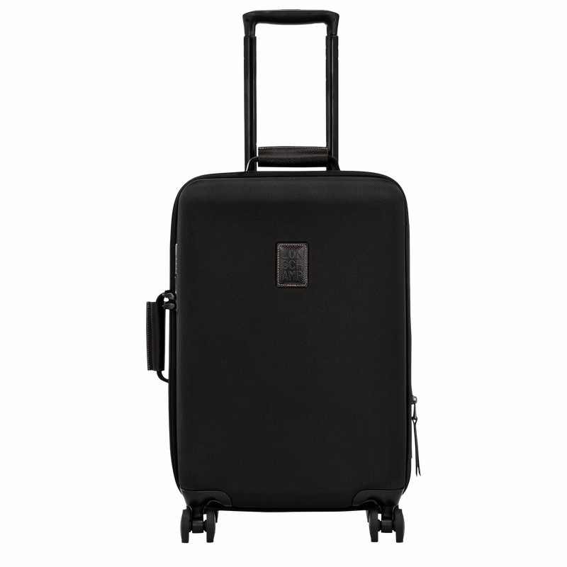 Longchamp Boxford S Suitcase - Recycled canvas Black | CVSW61048