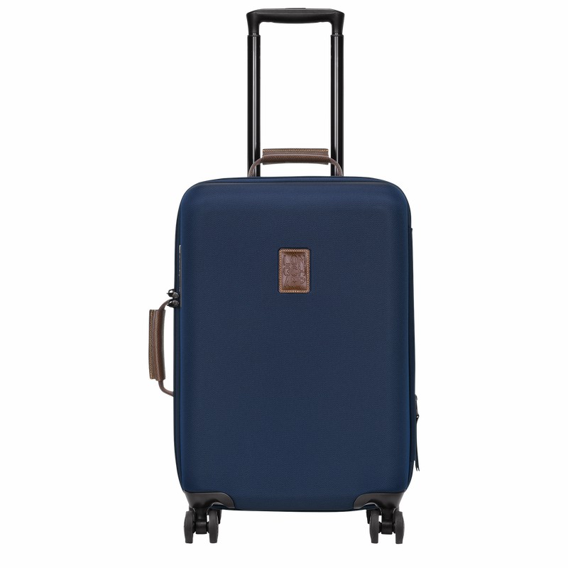 Longchamp Boxford S Suitcase - Recycled canvas Blue | XMVG86235