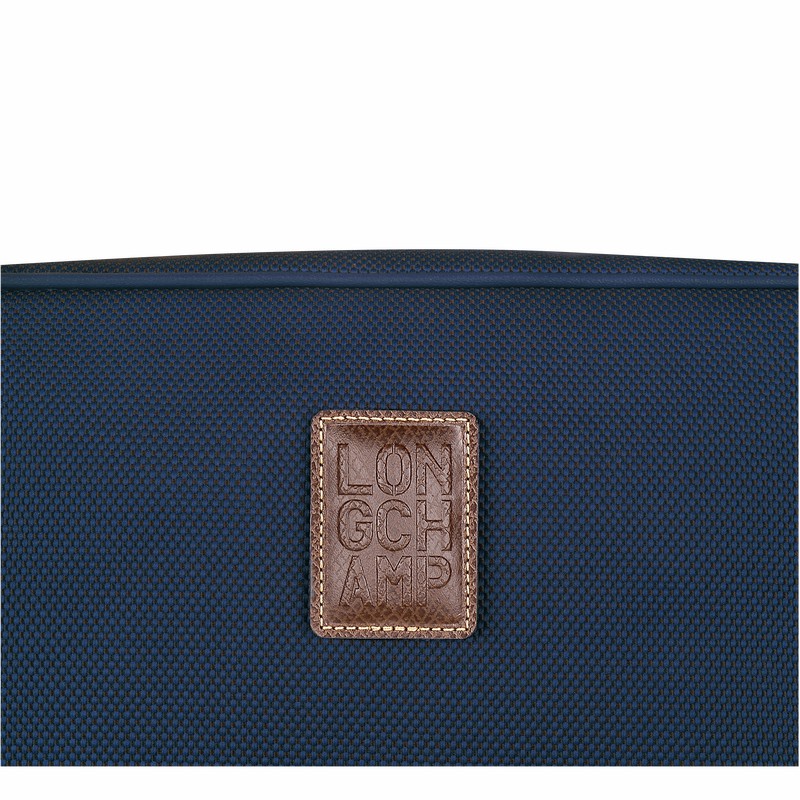 Longchamp Boxford Toiletry case - Recycled canvas Blue | EYDM87426