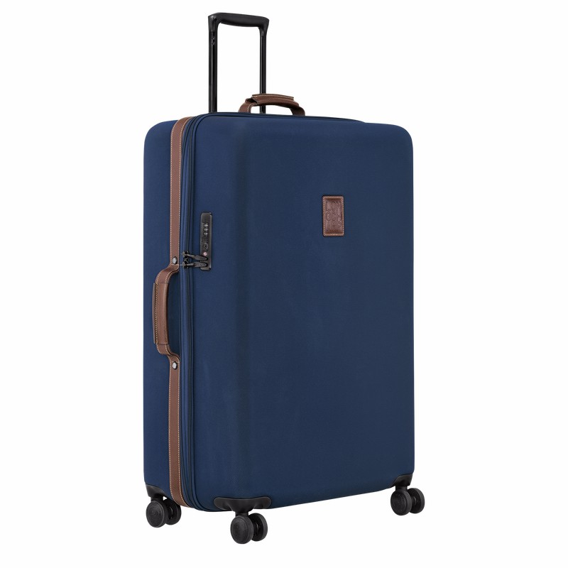 Longchamp Boxford XL Suitcase - Recycled canvas Blue | ZKHC52139