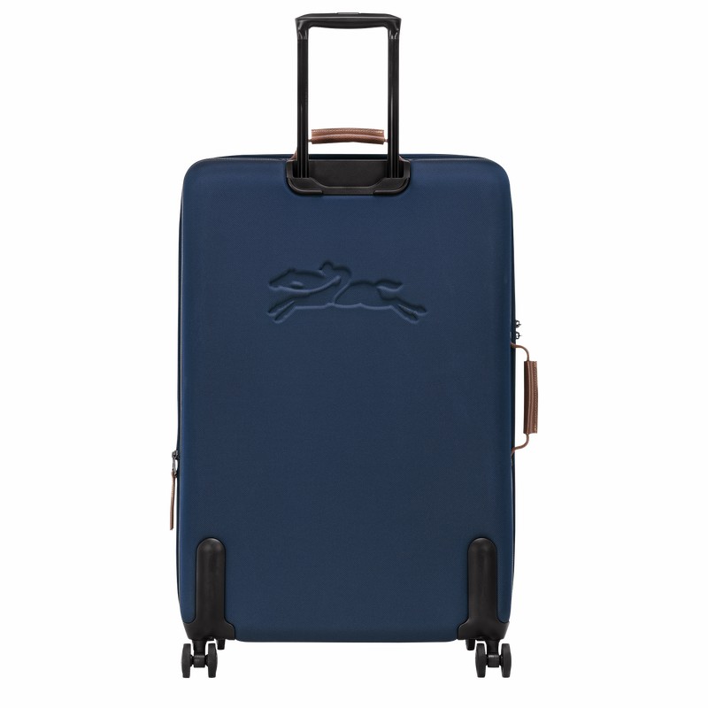 Longchamp Boxford XL Suitcase - Recycled canvas Blue | ZKHC52139