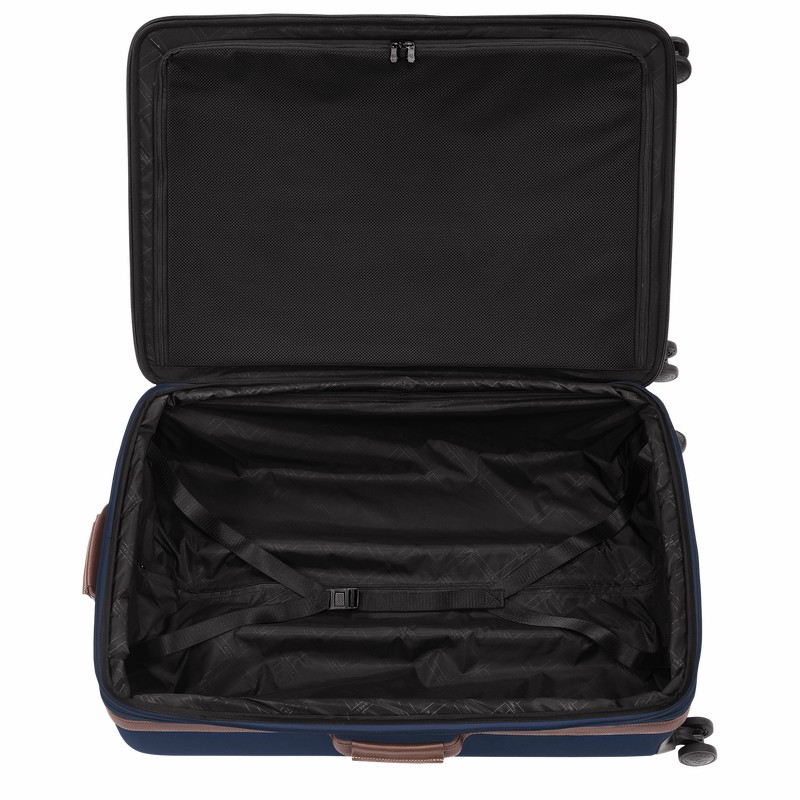 Longchamp Boxford XL Suitcase - Recycled canvas Blue | ZKHC52139