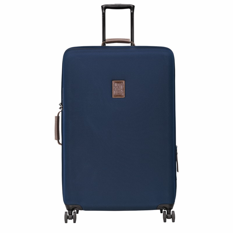 Longchamp Boxford XL Suitcase - Recycled canvas Blue | NPEW47503