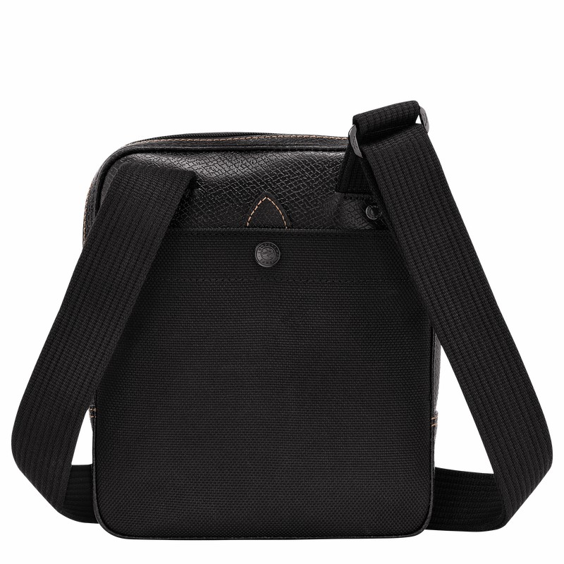 Longchamp Boxford XS Crossbody bag - Recycled canvas Black | PFRY53702