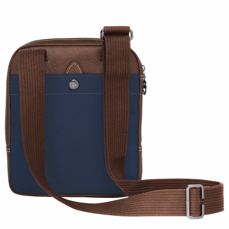 Longchamp Boxford XS Crossbody bag - Recycled canvas Blue | HKZV49780