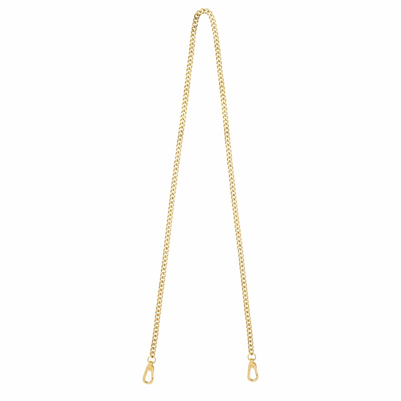 Longchamp CHAÎNE Shoulder strap - Metal Gold | LZYS04986