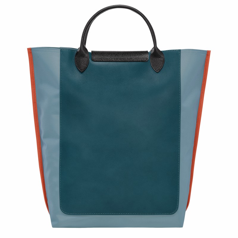 Longchamp Cabas M Tote bag - Canvas Blue | LICG58493