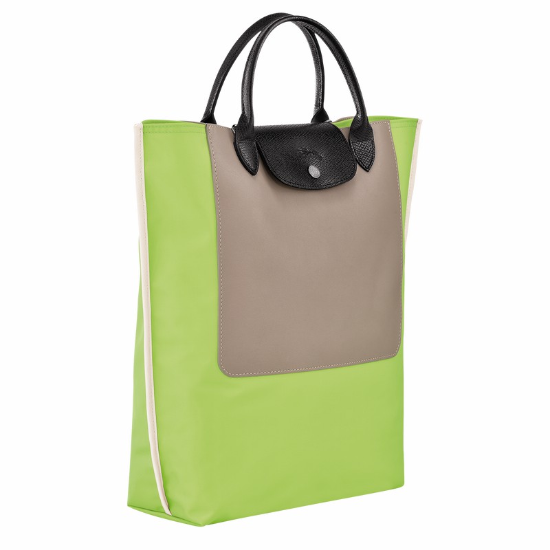 Longchamp Cabas M Tote bag - Canvas Green Light | BADT95243