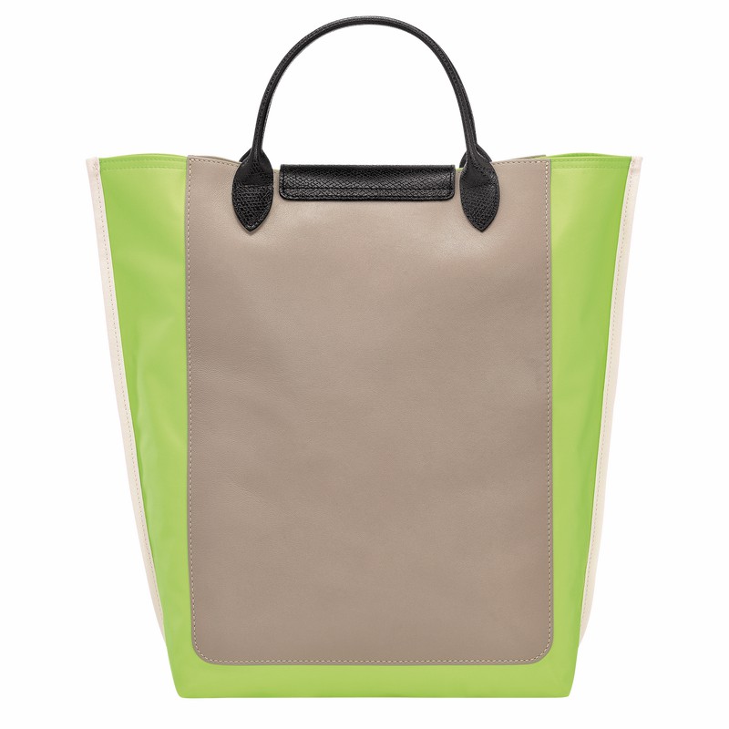 Longchamp Cabas M Tote bag - Canvas Green Light | BADT95243