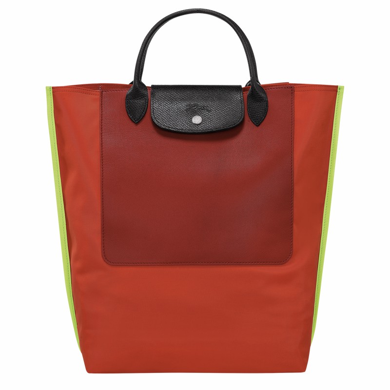 Longchamp Cabas M Tote bag - Canvas Orange | IPON68145