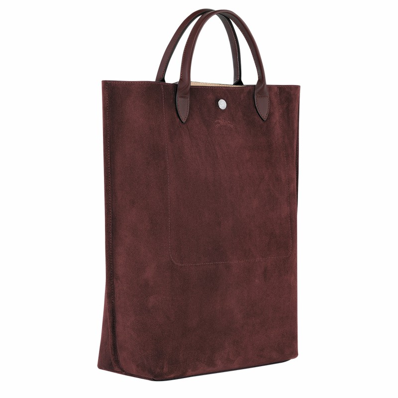 Longchamp Cabas M Tote bag - Leather Burgundy | NVGK06813