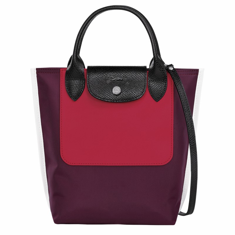 Longchamp Cabas XS Tote bag - Canvas Burgundy | CHDZ73168