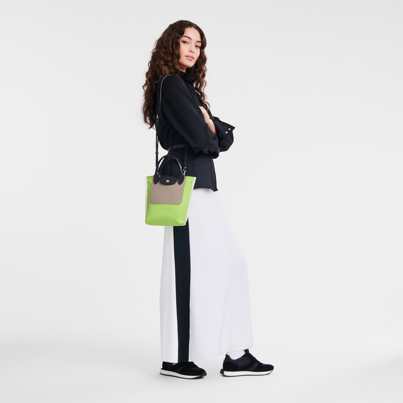 Longchamp Cabas XS Tote bag - Canvas Green Light | YIXV67584