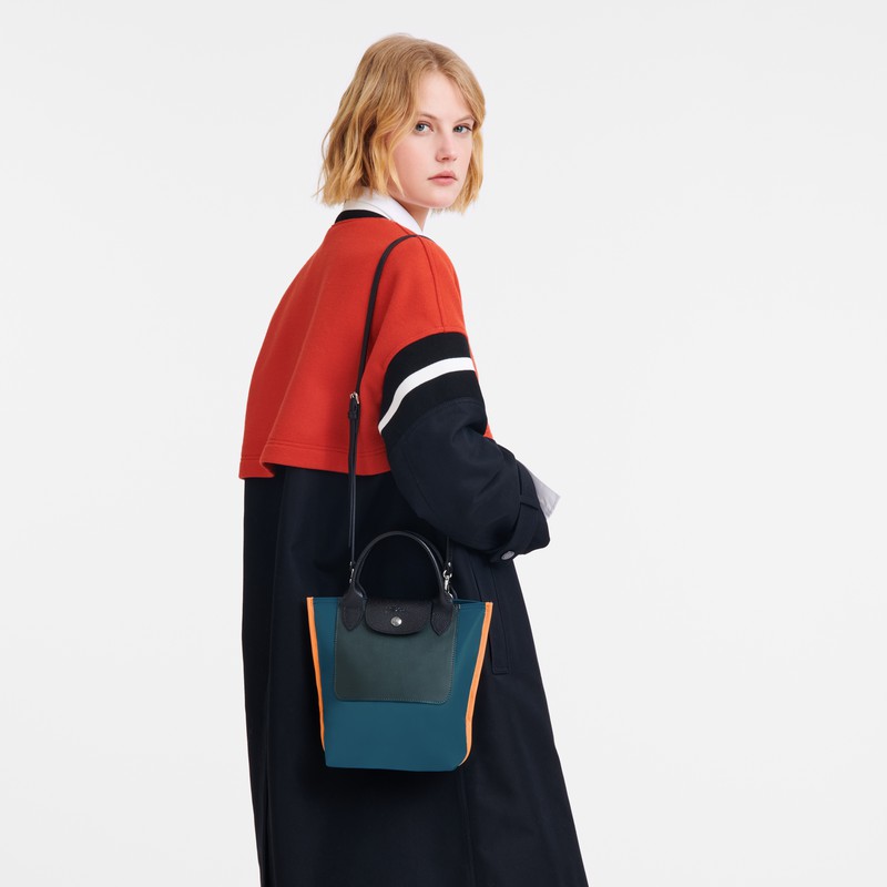 Longchamp Cabas XS Tote bag - Canvas Peacock | NOQK19248