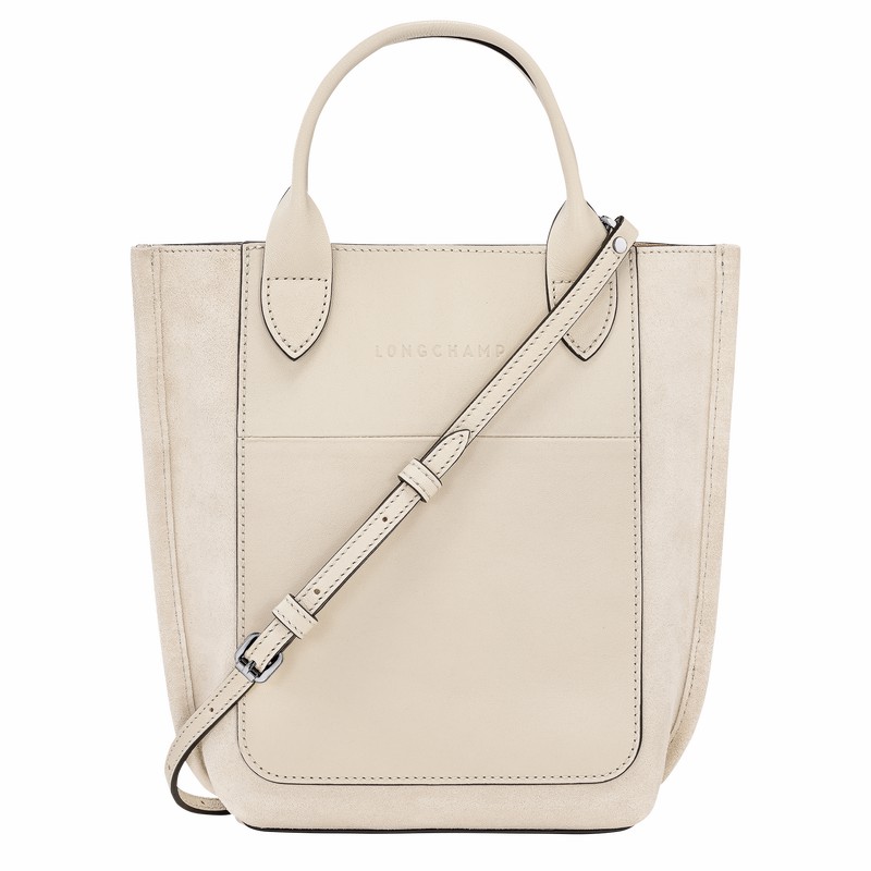 Longchamp Cabas XS Tote bag - Leather Beige | MUIB43850