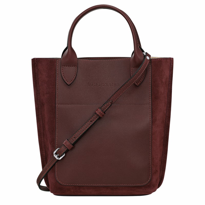 Longchamp Cabas XS Tote bag - Leather Burgundy | PVXE52143