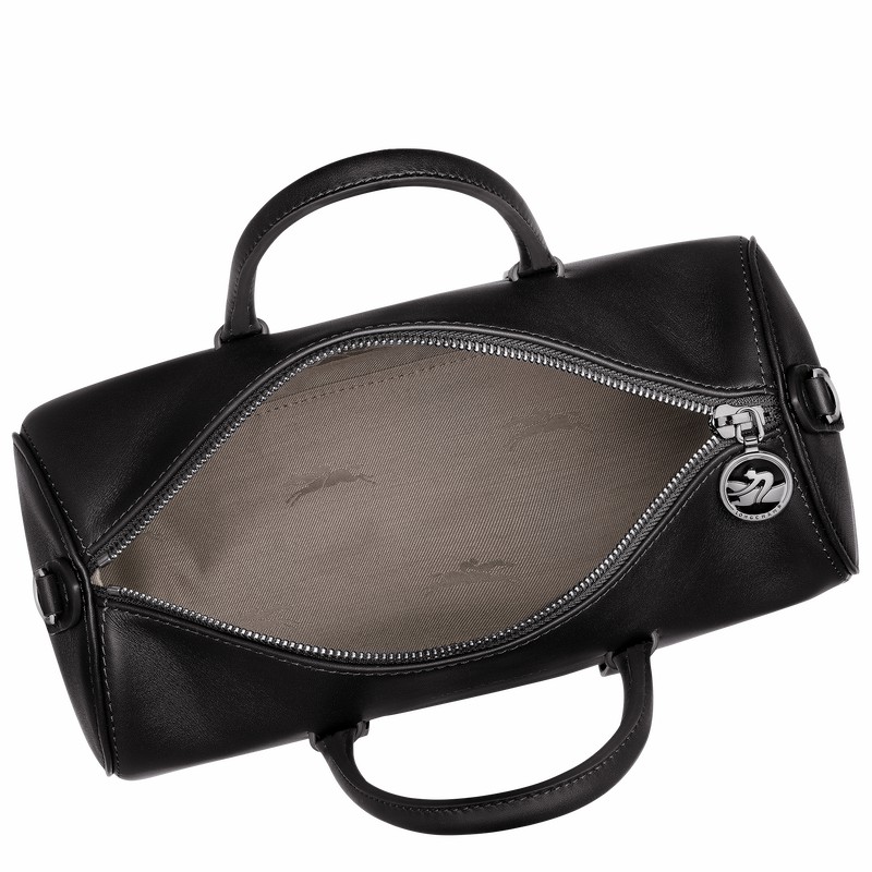 Longchamp Daylong M Handbag - Leather Black | ITND45983