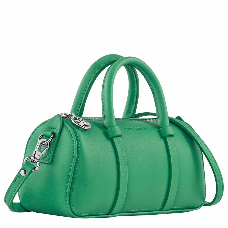 Longchamp Daylong S Handbag - Leather Green | PQXK48705